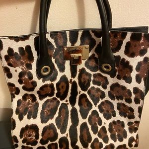 Authentic Jimmy Choo Calf-hair tote like new